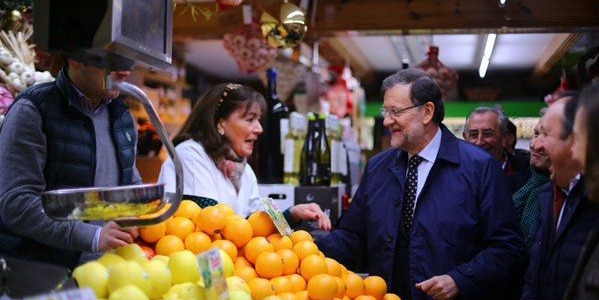 Mariano Rajoy visita Frutas Pedro